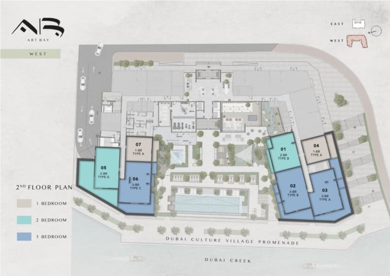 Art Bay West 2nd Floor Plan