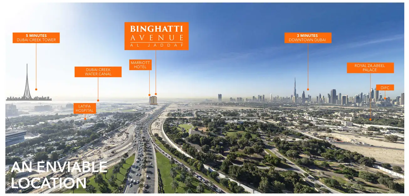 Binghatti Avenue Residences Master Plan