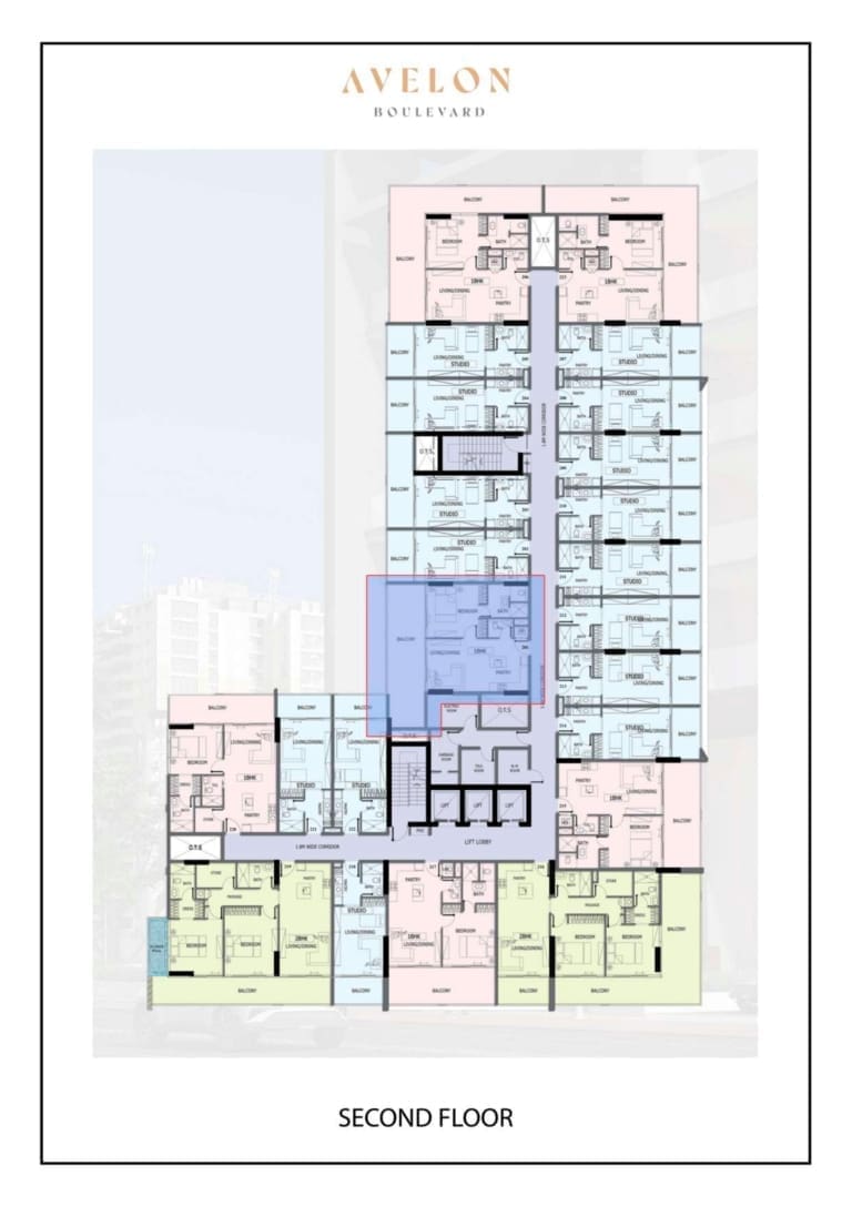 Avelon Boulevard 2nd Floor Plan