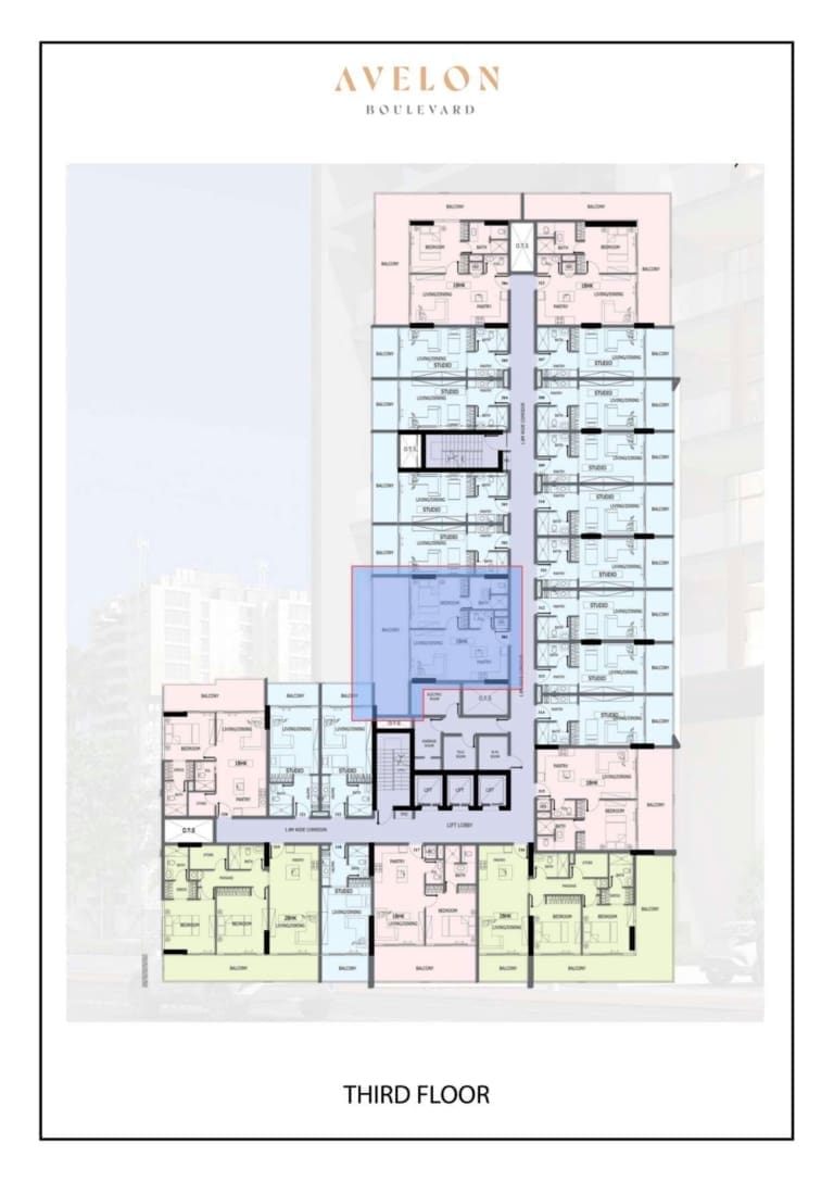 Avelon Boulevard 3rd Floor Plan