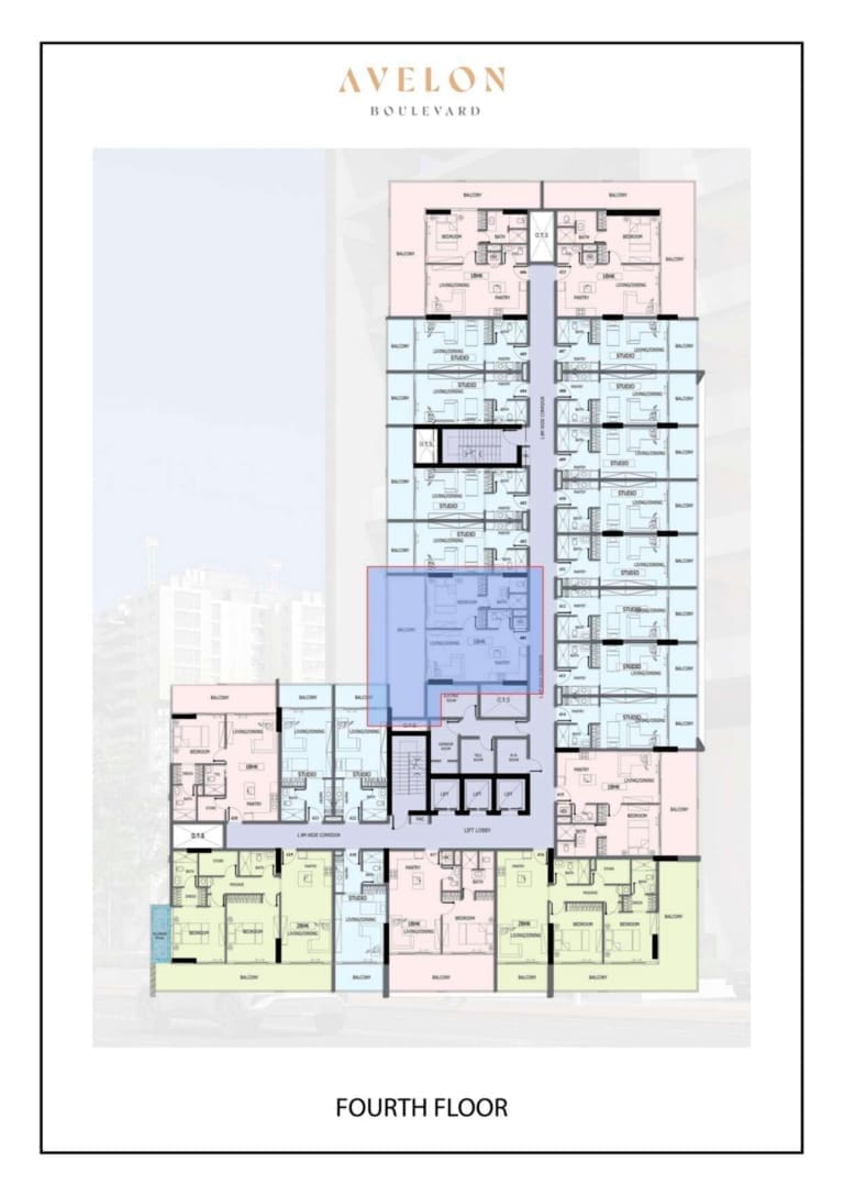 Avelon Boulevard 4th Floor Plan