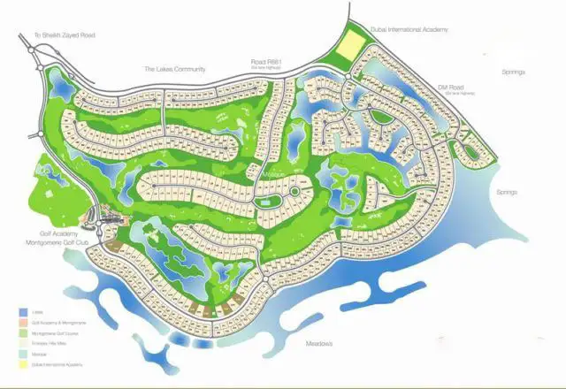 Emirates Hills Villas Master Plan