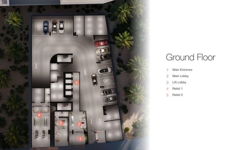 W1NNER Tower Ground Floor Plan
