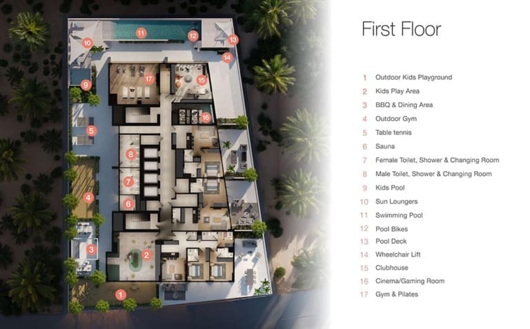 W1NNER Tower First Floor Plan