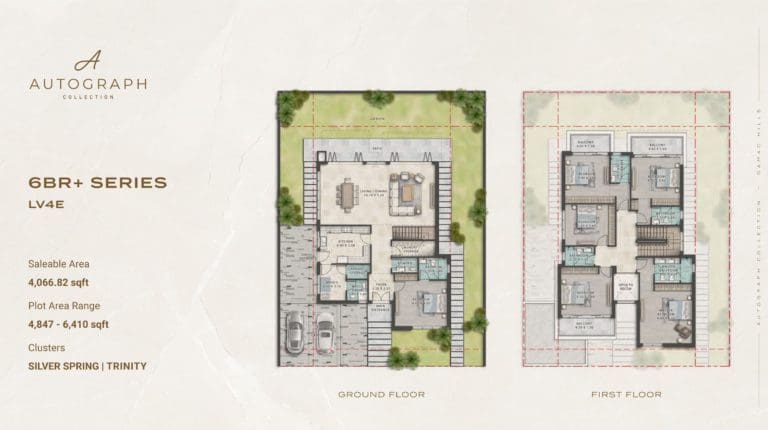 Damac Autograph 6 Bedroom + Series Type LV4E Floor Plan