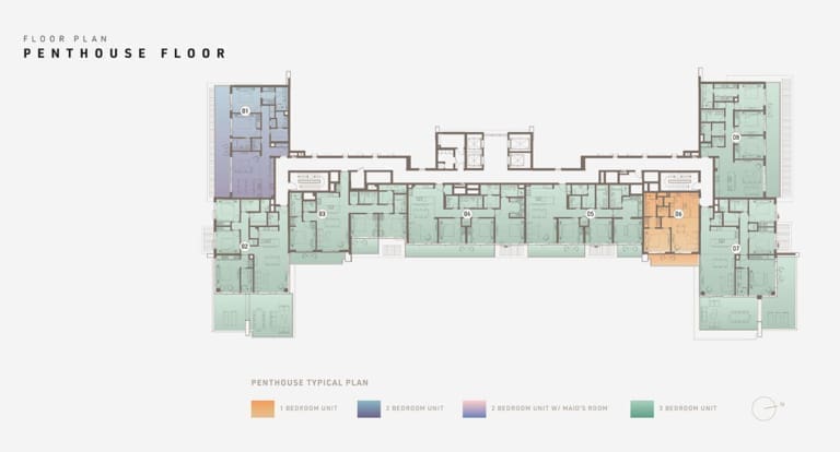 Ellington House Penthouse Floor Plan