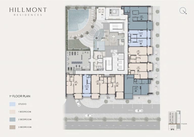 Hillmont Residences 1st Floor Plan