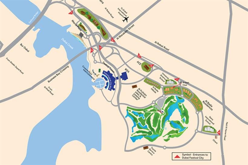 Al Badia Residences Master Plan at Dubai Festival City Al Badia Residences Master Plan at Dubai Festival City