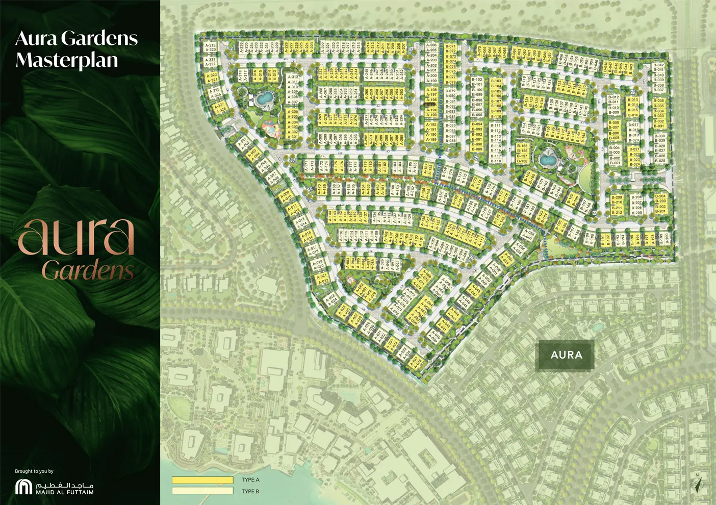 Aura Gardens at Tilal Al Ghaf Master Plan