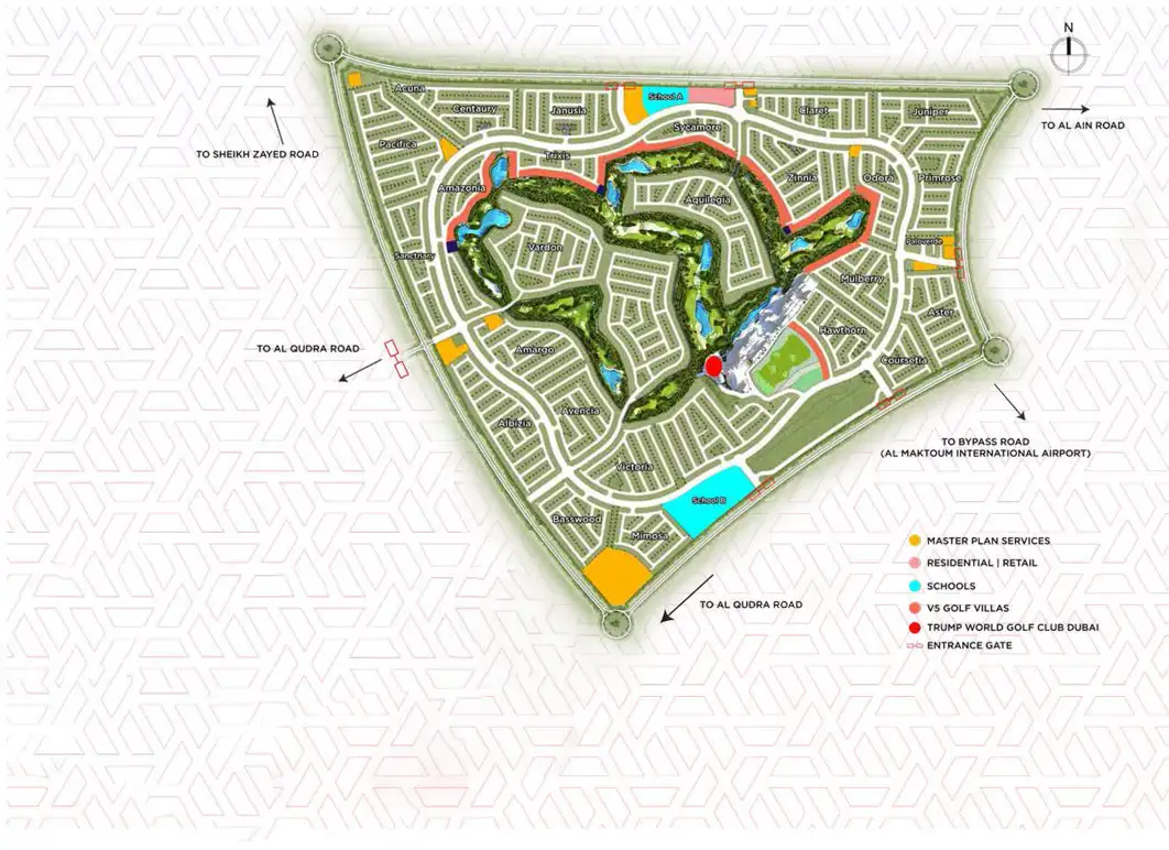 Mega Villas at Damac Hills 2 Master Plan