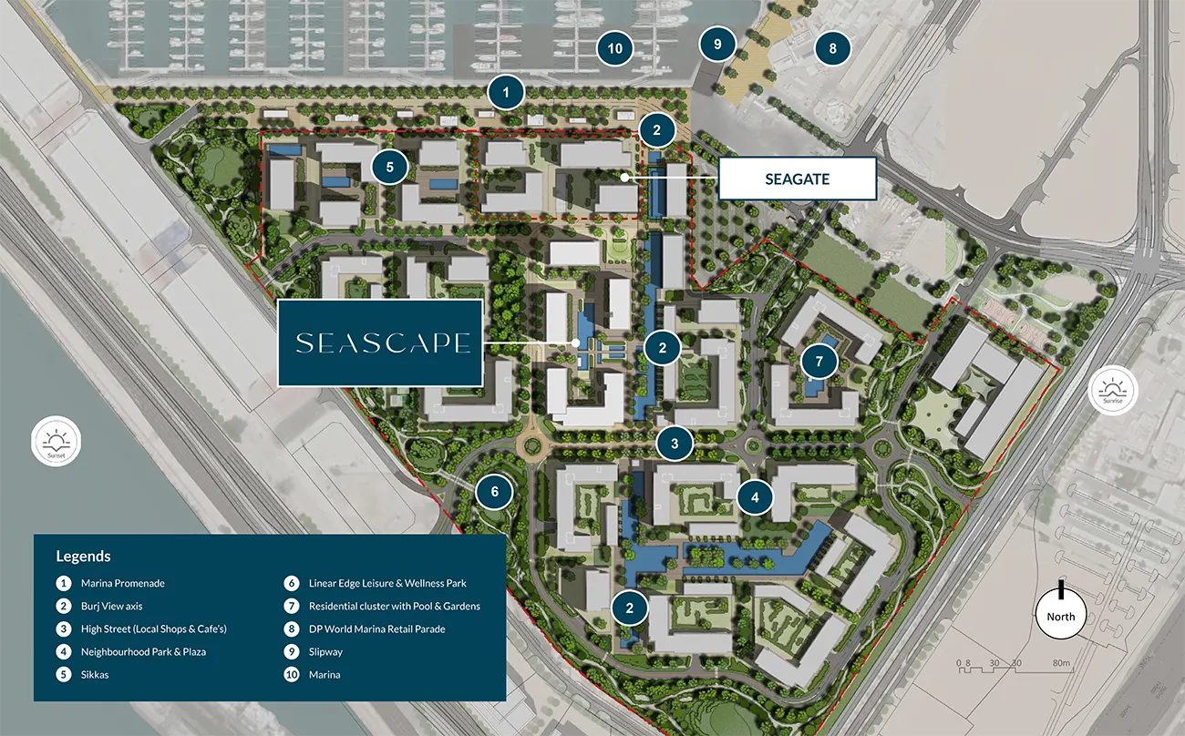 Seagate at Mina Rashid Master Plan