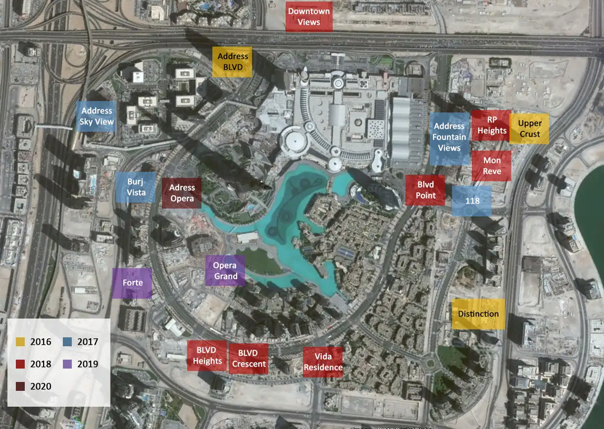 The Address Dubai Mall Master Plan