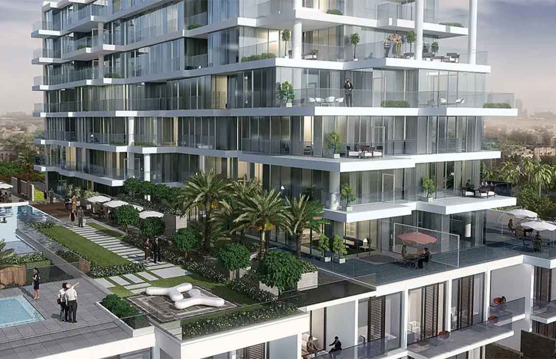 Townhouses on The Golf and The Park at Damac Hills