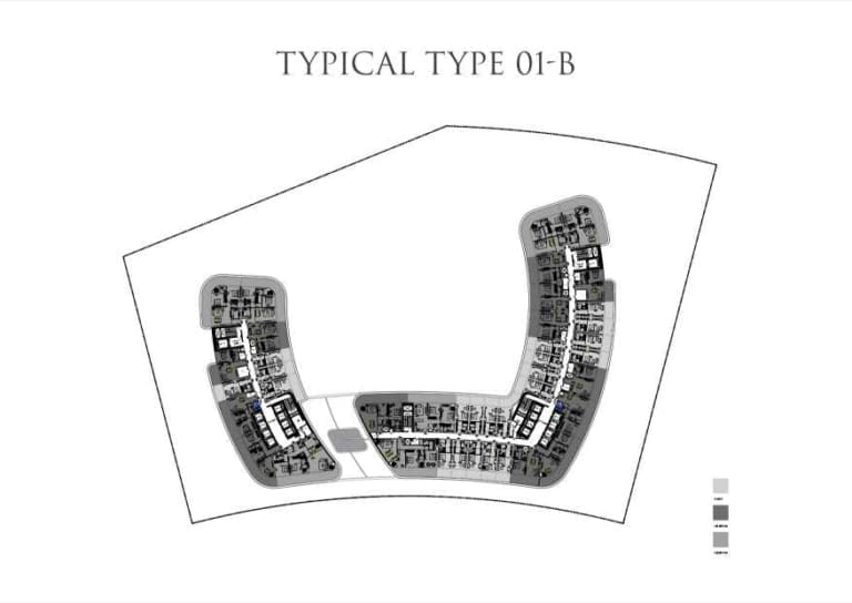 Binghatti Hills Typical Type 01-B Floor Plan
