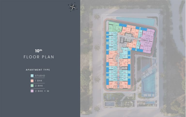 Samana Lake Views 2 – 10th Floor Plan