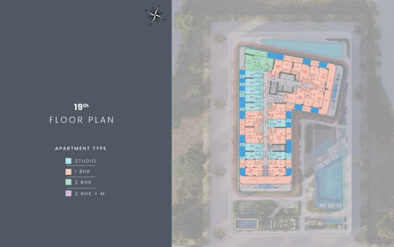 Samana Lake Views 2 – 19th Floor Plan
