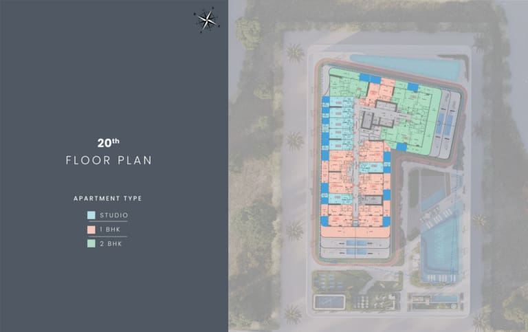 Samana Lake Views 2 – 20th Floor Plan