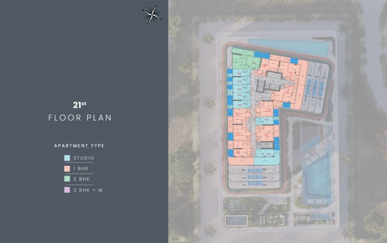 Samana Lake Views 2 – 21st Floor Plan