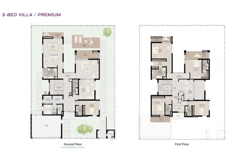 Athlon Residences 5 Bedroom Premium Villas Floor Plan