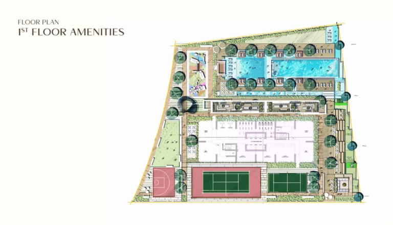 Binghatti One 1st Floor Plan