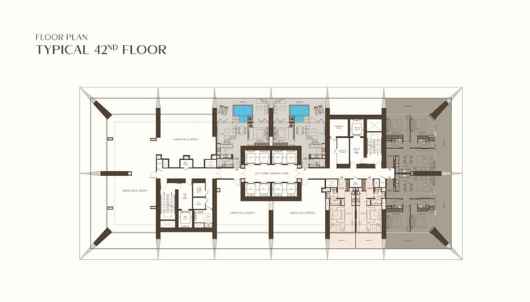 Binghatti One 42nd Floor Plan