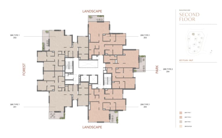 Cilia At Ghaf Woods Second Floor Plan