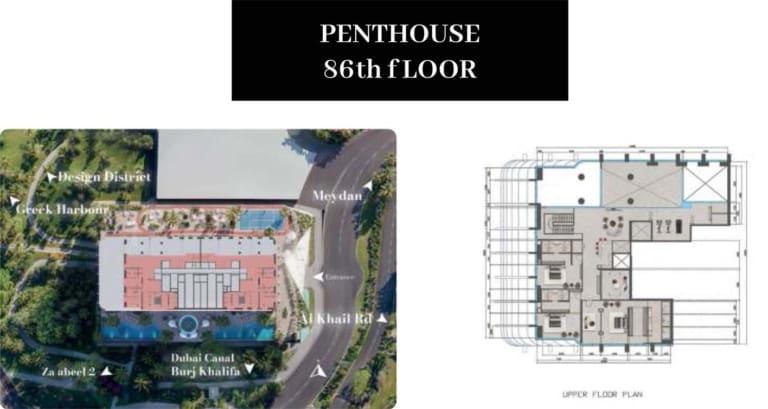 Tiger Sky Tower Penthouse 86th Floor Plan