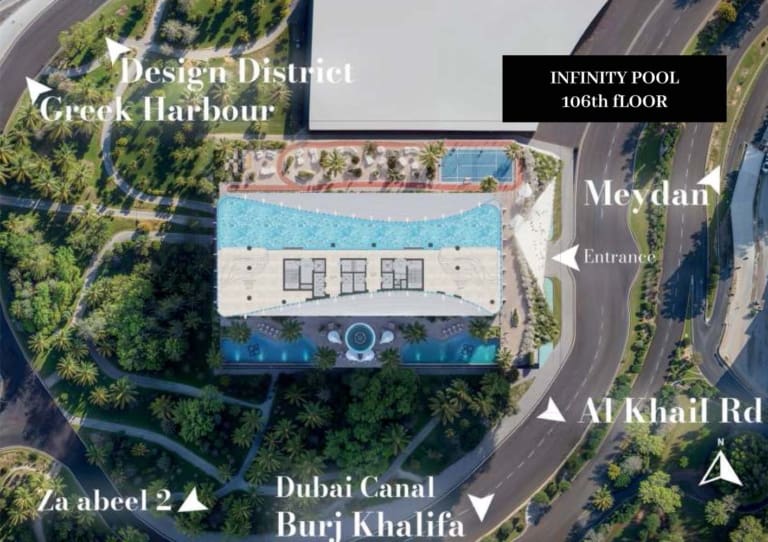 Tiger Sky Tower 106th Floor Plan