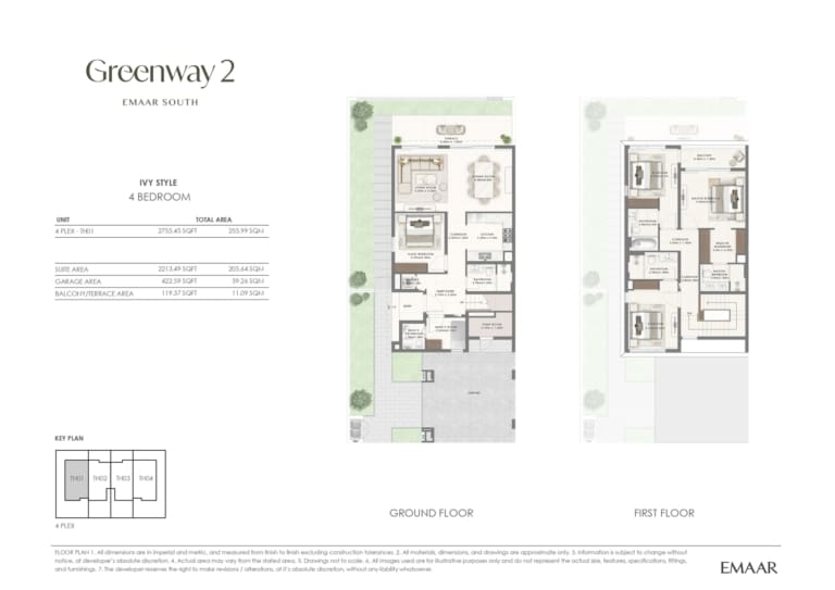 Greenway 2 – IVY Style 4 Bedroom Floor Plan