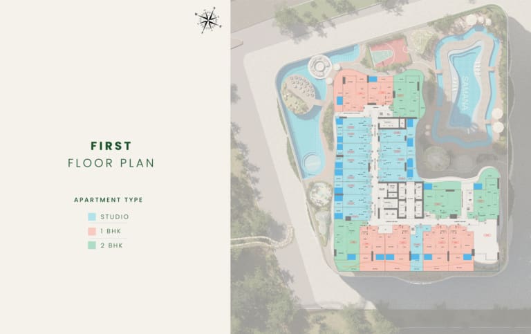 Samana Al Barari Views First Floor Plan