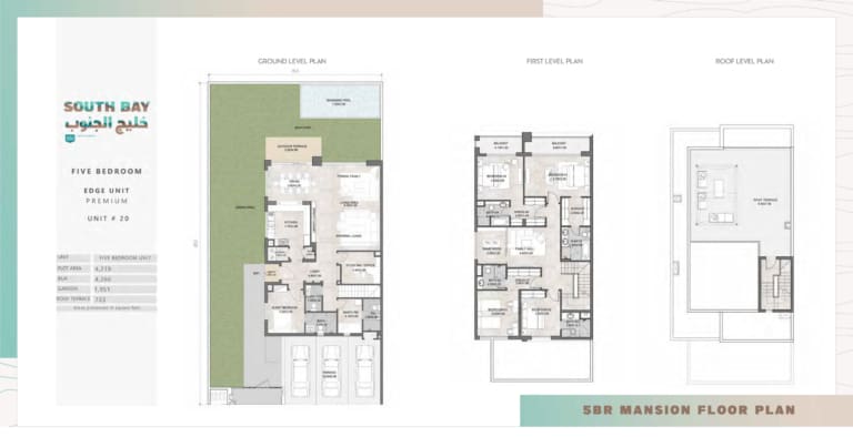 South Bay Premium 5 Bedroom Edge Unit 20 Floor Plan