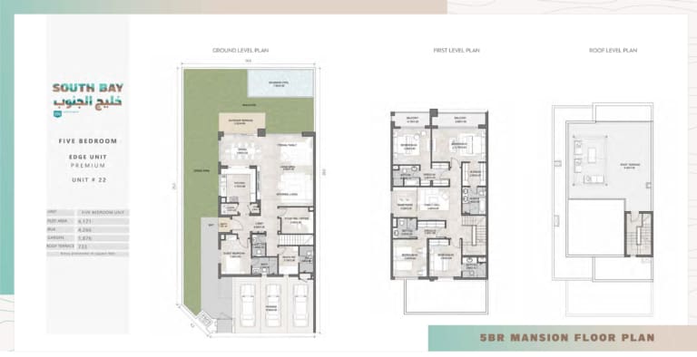 South Bay Premium 5 Bedroom Edge Unit 22 Floor Plan