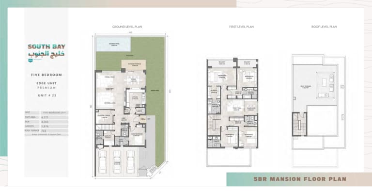South Bay Premium 5 Bedroom Edge Unit 23 Floor Plan