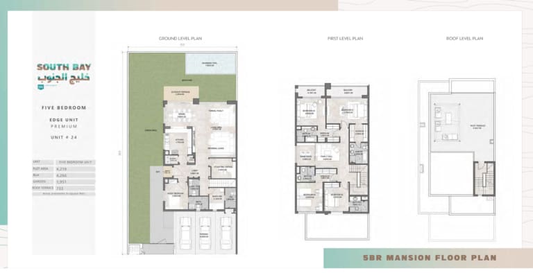 South Bay Premium 5 Bedroom Edge Unit 24 Floor Plan