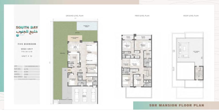 South Bay Premium 5 Bedroom Edge Unit 12 Floor Plan