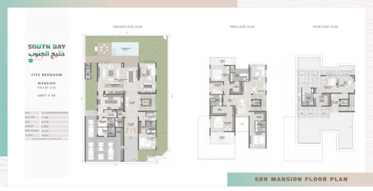 South Bay Premium 5 Bedroom Mansion Unit 65 Floor Plan