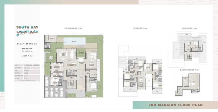 South Bay Premium 7 Bedroom Mansion Unit 73 Floor Plan