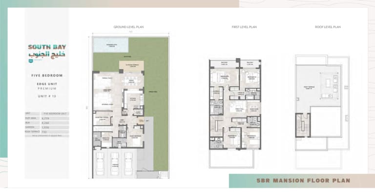 South Bay Premium 5 Bedroom Edge Unit 13 Floor Plan
