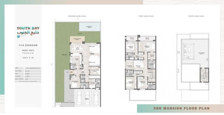South Bay Premium 5 Bedroom Edge Unit 18 Floor Plan