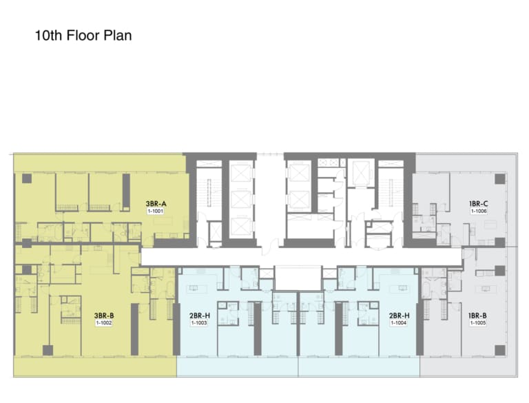 W The Residence 10th Floor Plan