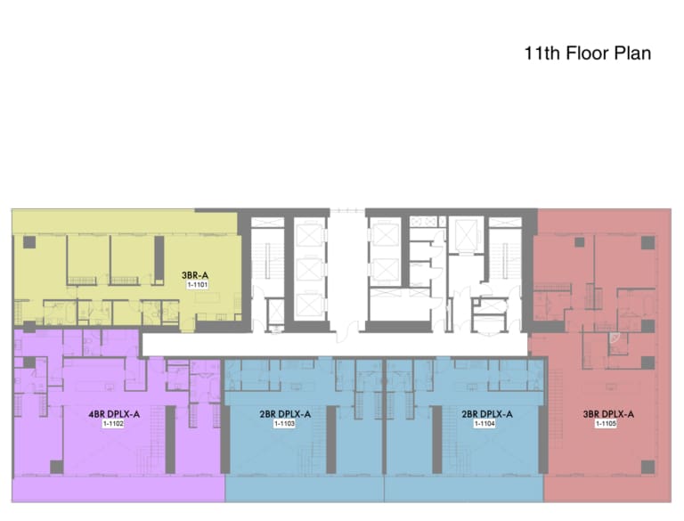 W The Residence 11th Floor Plan