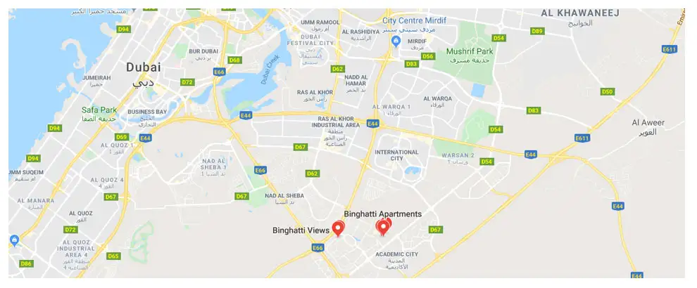 Binghatti Apartments Master Plan