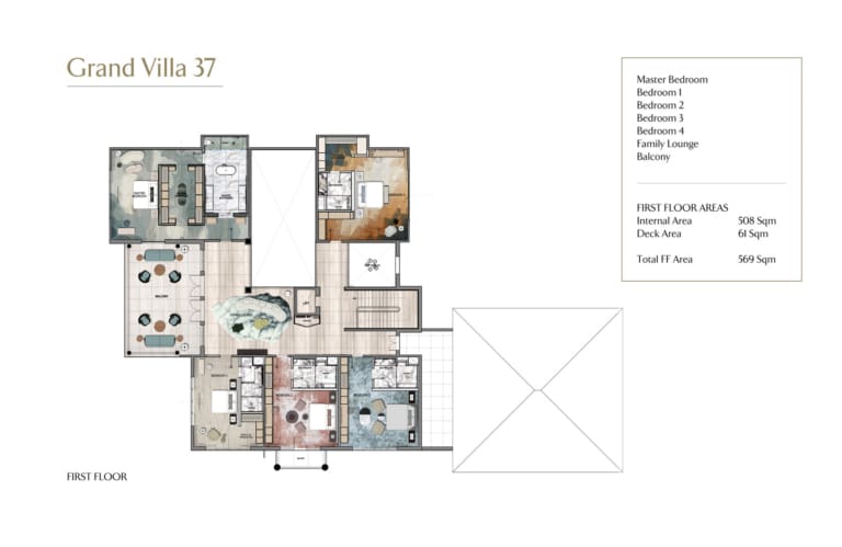 Jumeirah Zabeel Saray Grand Villa 37 Floor Plan