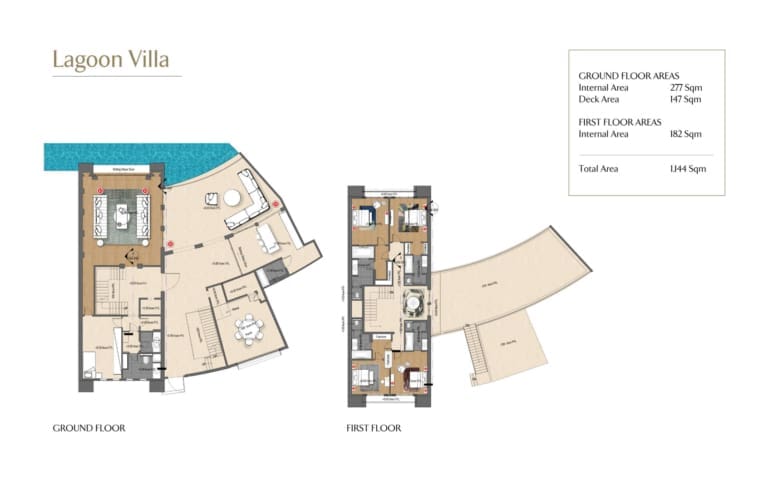 Jumeirah Zabeel Saray Lagoon Villa Floor Plan