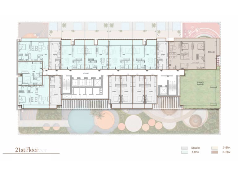 Legado Residence 21st Floor Plan
