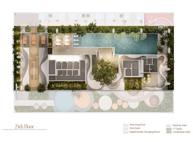 Legado Residence 24th Floor Plan