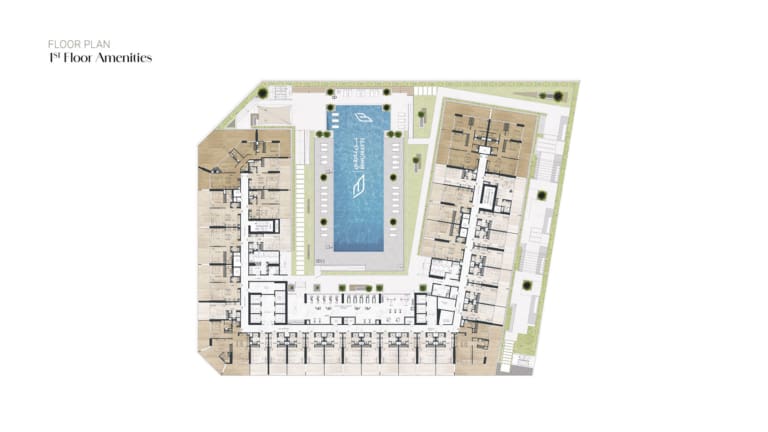 Binghatti Ghost 1st Floor Plan