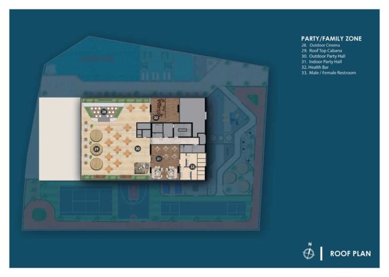 OASIZ Roof Floor Plan