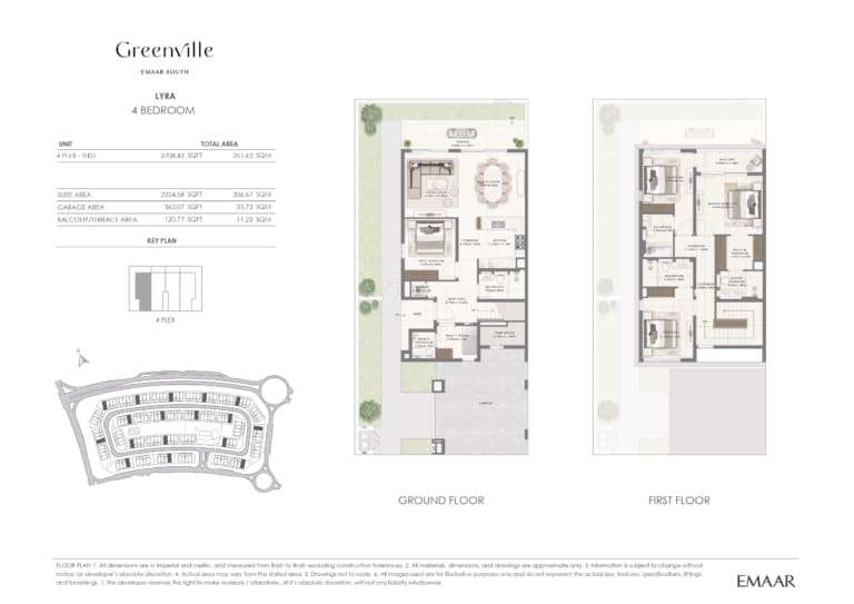 Greenville Lyra 4 Bedroom Floor Plan