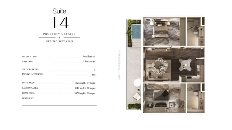 Interstellar Tower Suite 14 Floor Plan